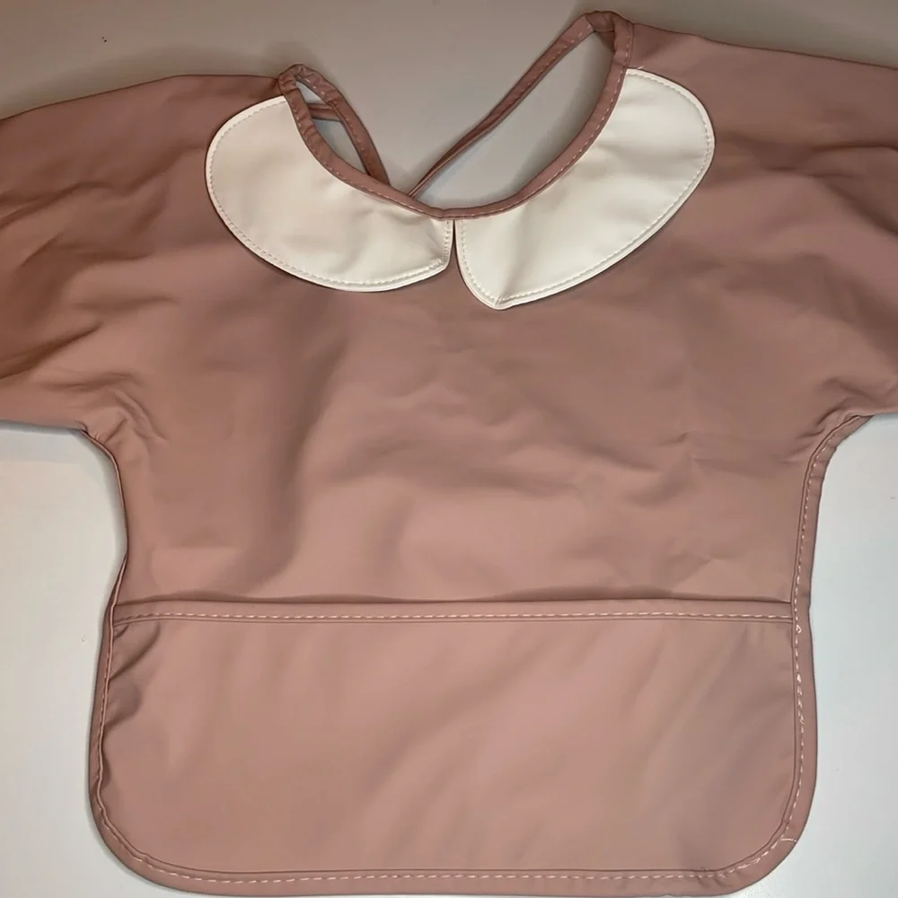 Girls slip on shirt bib S New
